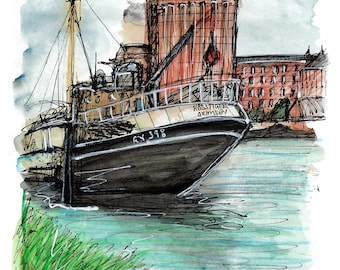 Ross Tiger and Victoria Mills print