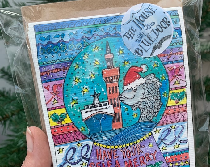 Set of 10 Grimsby Christmas cards