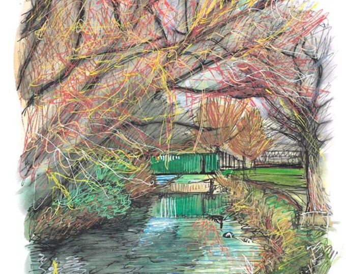 Freshney bridge to duck island print