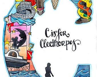 C is for Cleethorpes print