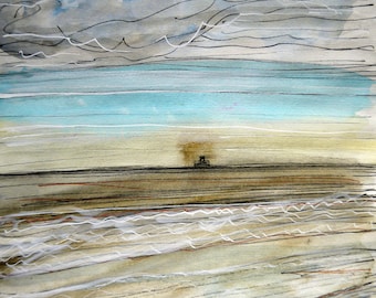 Fort on the horizon print