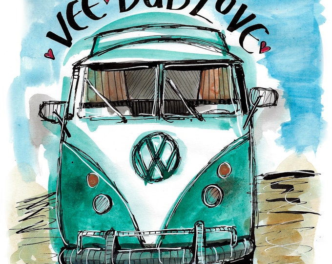 Vee dub love print