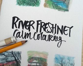 Handmade River Freshney colouring book Grimsby/Cleethorpes
