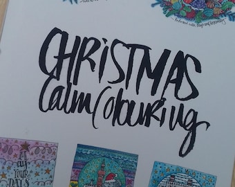 Handmade Christmas colouring book Grimsby/Cleethorpes