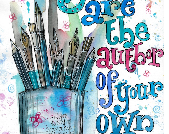 You are the author of your own days print
