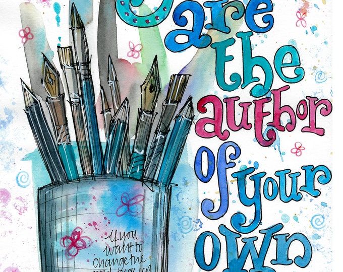 You are the author of your own days print