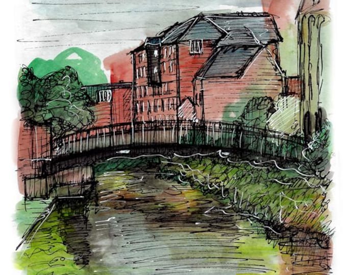 Tap and Spile along the Freshney print