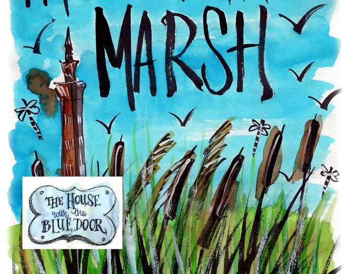 Made on the marsh print