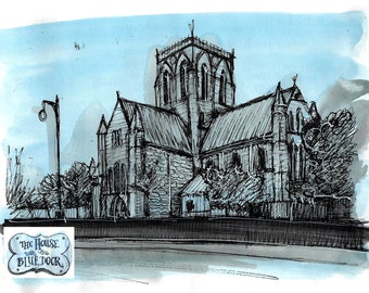 Grimsby minster print