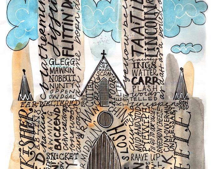 Lincolnshire words print
