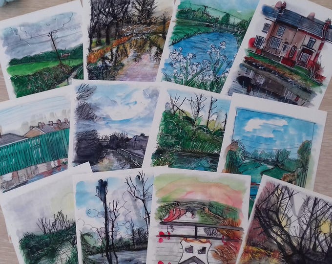 Freshney postcards set of 12