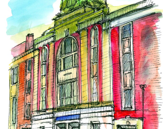 Central Hall in Duncombe St print