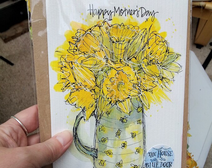 Handmade mothers day card