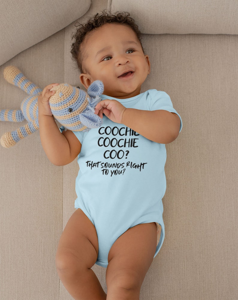 Coochie Coochie Coo Onesie® Funny Onesie® Baby Sounds Etsy