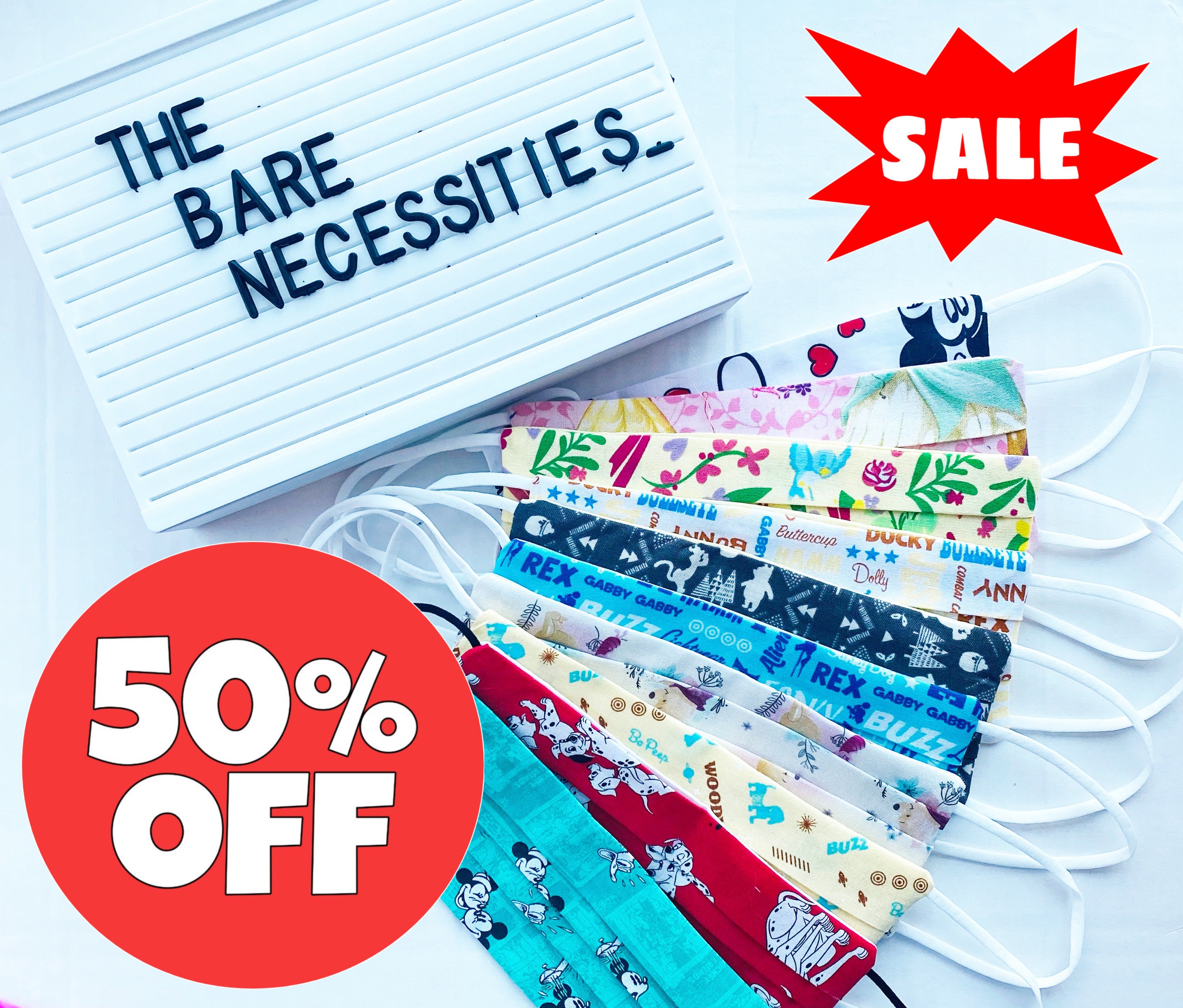 SALE Face Masks 50 Off Etsy