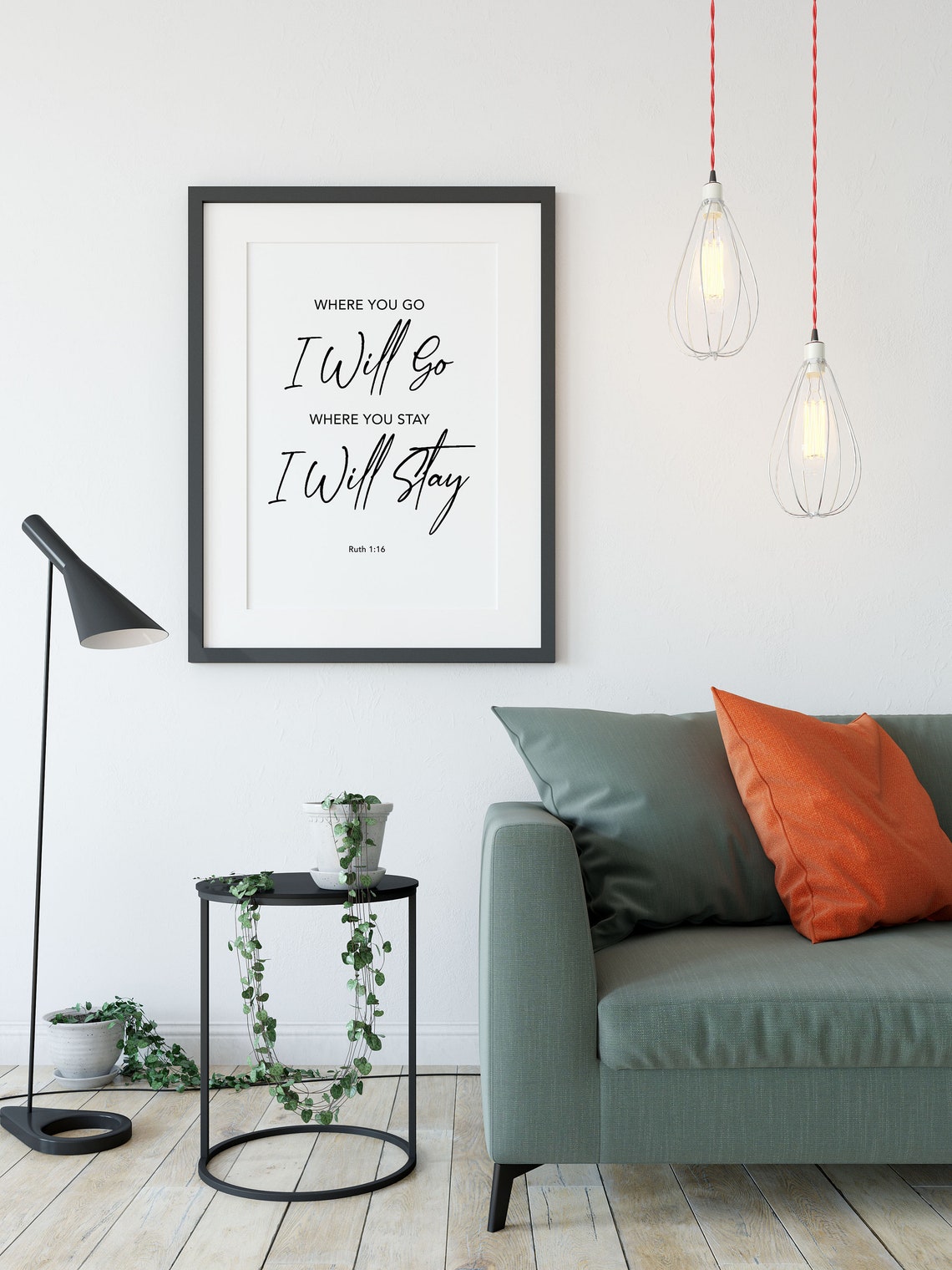 Ruth 116 Christian Wall Art Prints Printable Bible Verse Etsy