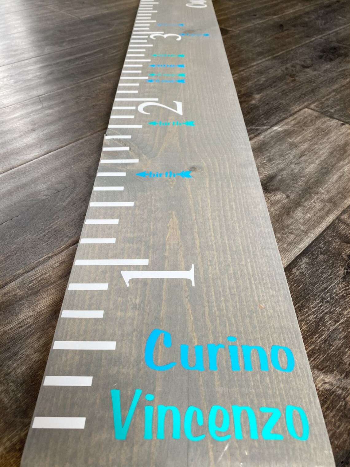 Growth Chart Stickers Personalized Growth Chart Arrow Etsy