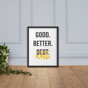 Motivational Wall Poster | Wall Art Quote Poster | Interior Design Decoration | Sunny Side Up