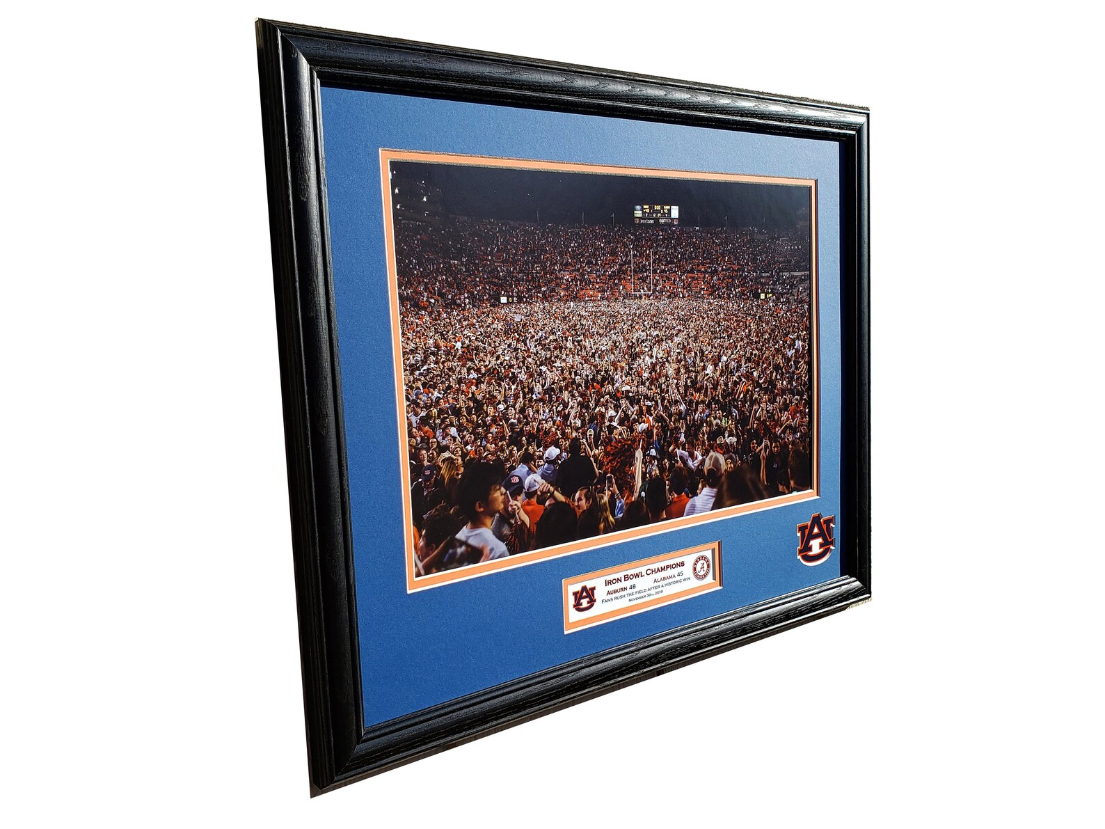 Auburn Vs Alabama 2019 Iron Bowl Champions Custom Framed Etsy