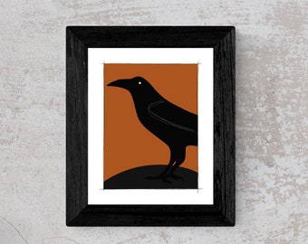 Limited Edition Corvid | Spooky Season Halloween Art | Halloween Prints