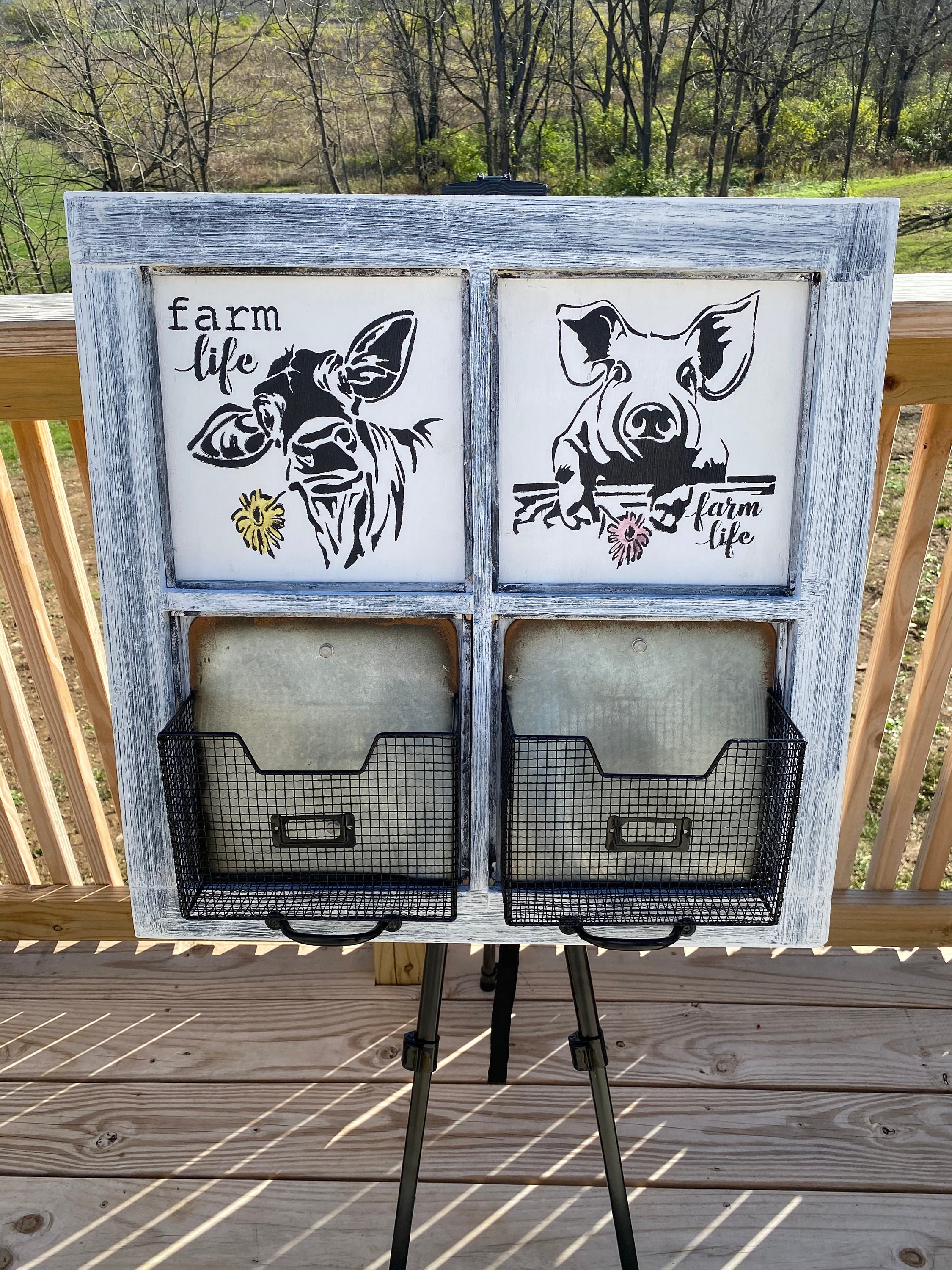 Bauernhof Rustikales Wanddekor | Etsy