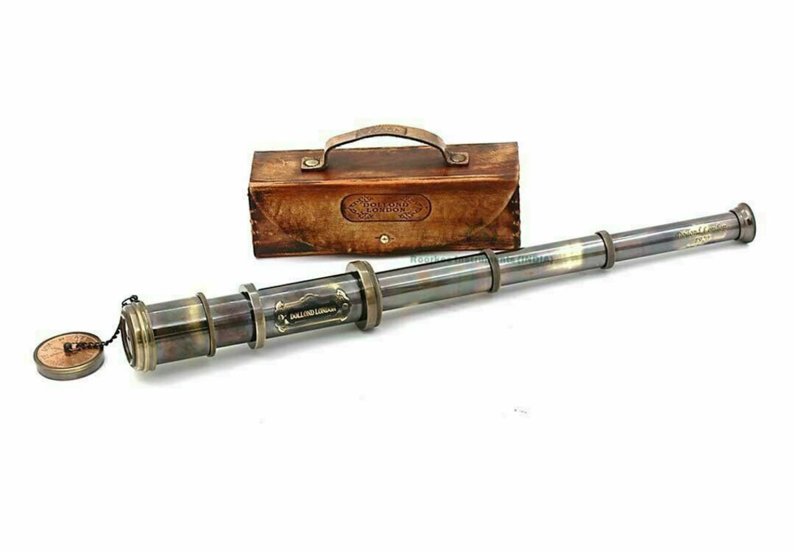 Antique 17Captain Brass Telescope/Pirate Telescope Etsy
