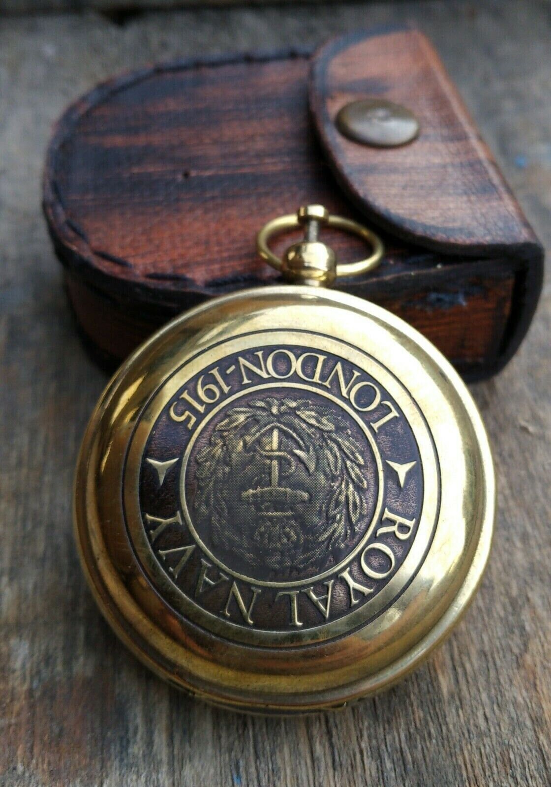 Royal Navy London 1915 Engraved Brass Push Button Compass - Etsy