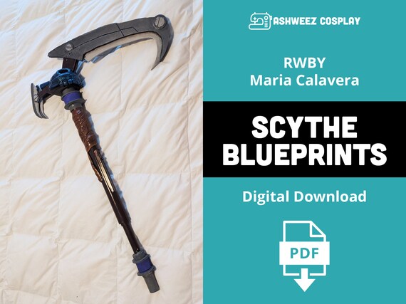 Rwby Scythes Blueprints Digital Download Pdf Maria Etsy Rwby Scythes Blueprints Digital Download Pdf Maria Etsy