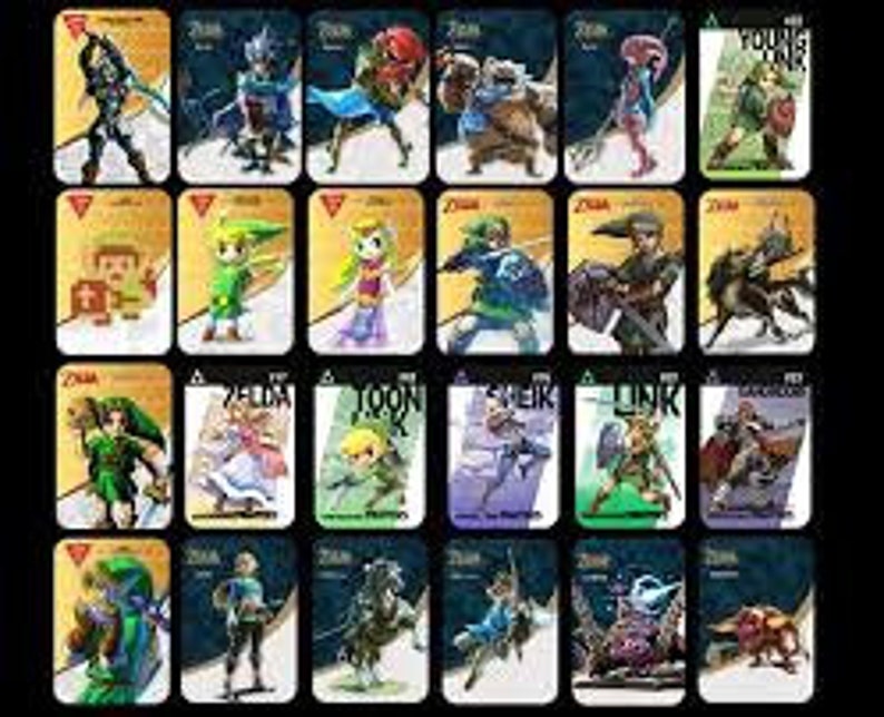BOTW amiibo. Breath of the wild. Zelda. | Etsy