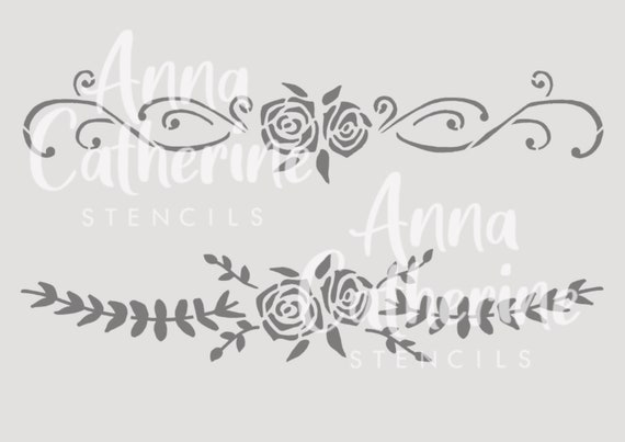 Anna's Garden Stencil, Stenciling Tools