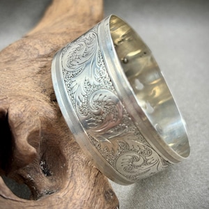 Vintage Charles Horner Chester 1944 Silber Armreif