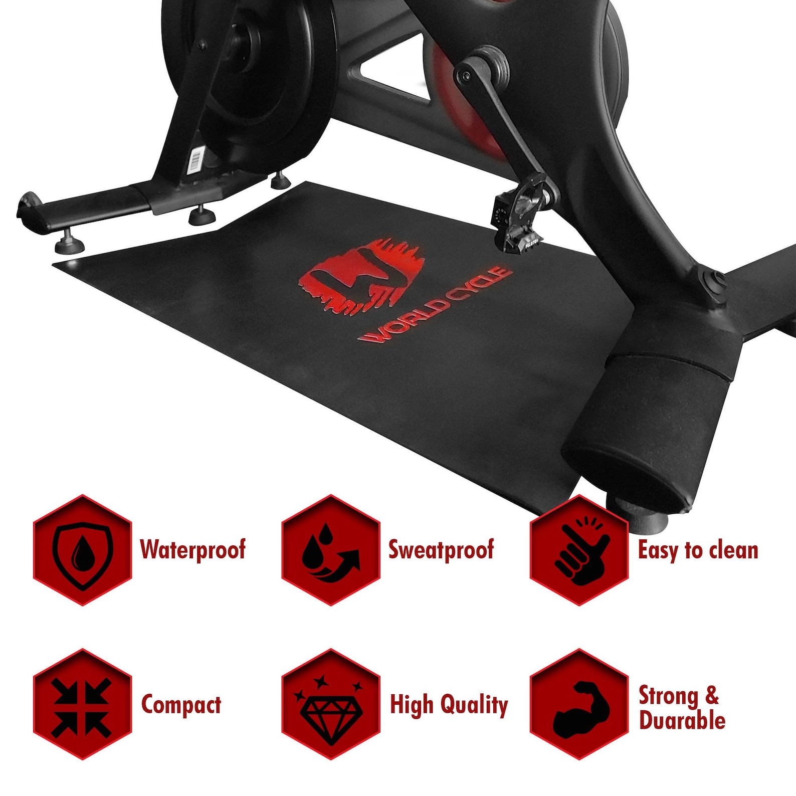 Reversible Bike Mat for Peloton Bike and Bike Etsy