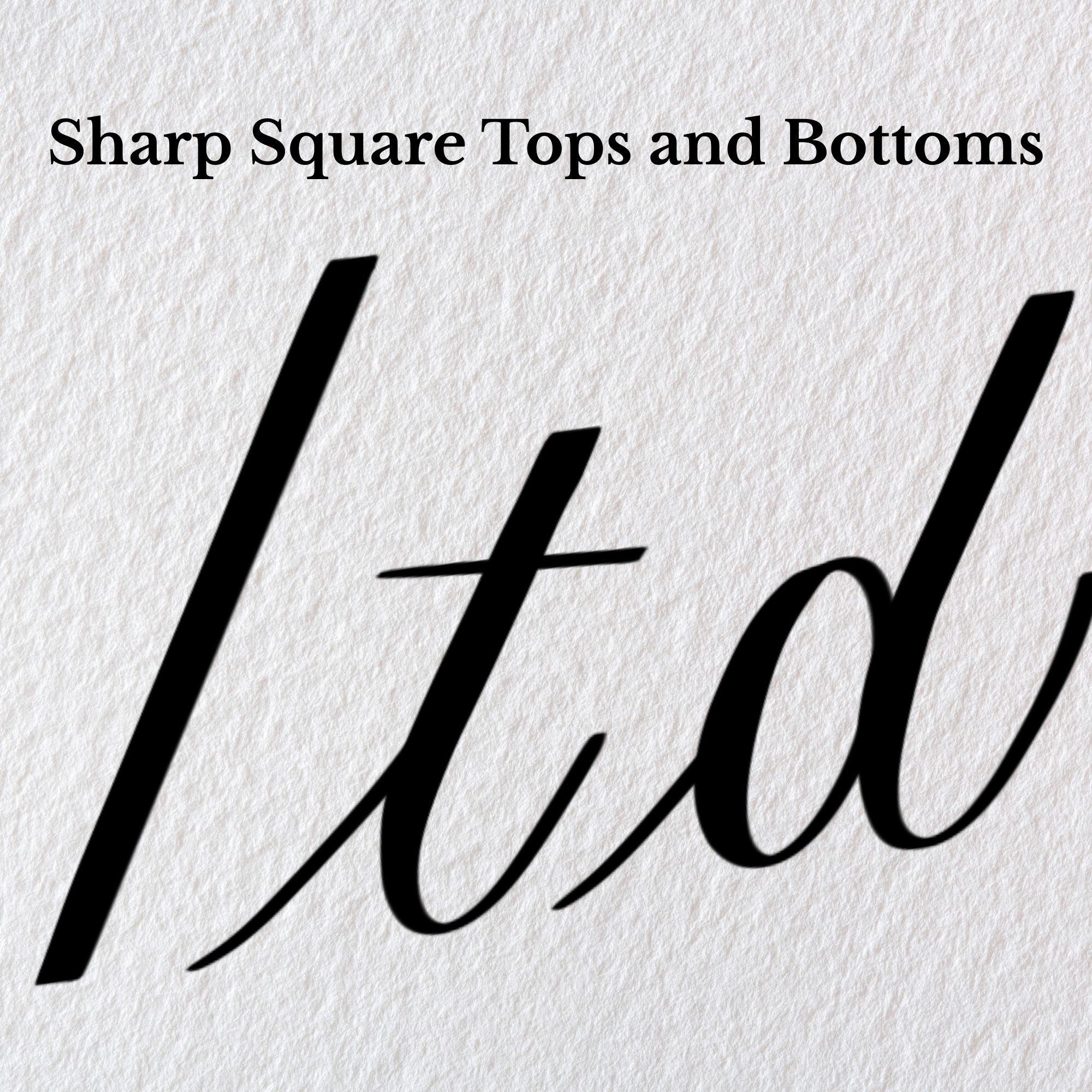 Copperplate Calligraphy Procreate Brush | Pointed Pen Script (digital ...