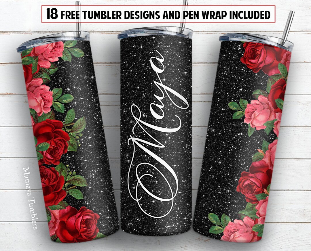 Tumbler Sublimation design, Opal & Glitter 30 oz & 20 oz tumbler Wrap By  99TumblerDesigns