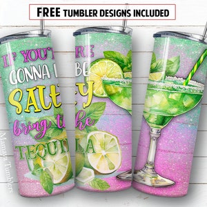 Tequila 20 oz skinny tumbler sublimation design Funny tumbler digital PNG Straight wrap Seamless Waterslide download