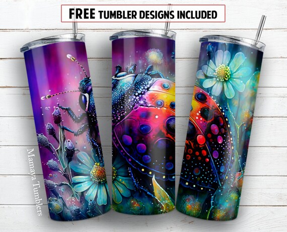LIVE - Alcohol Ink Tumbler Sale Click View Full Details To Input Custo