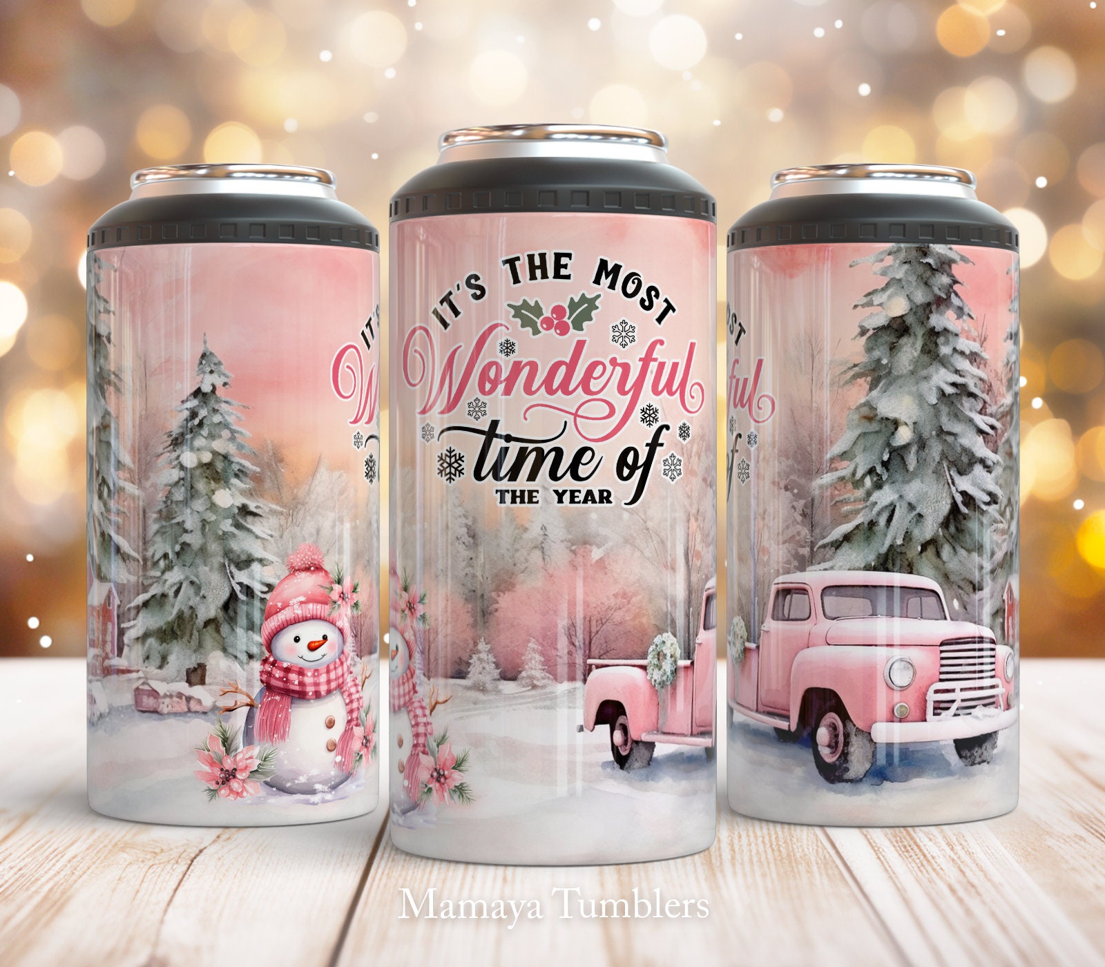 Stainless Steel 4 in 1 Can Cooler – Camille's Custom Creations