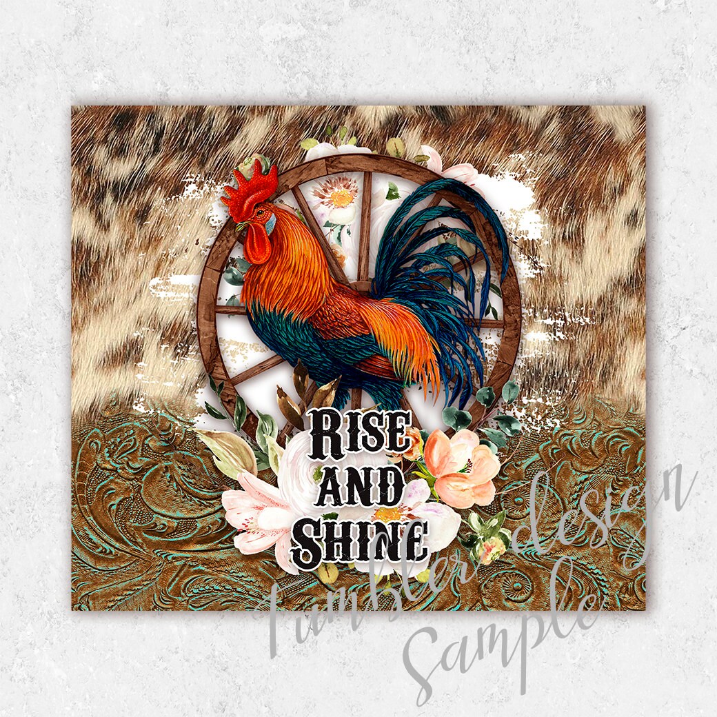 Large Glass Rooster (YVO) (411) Large Glass Rooster (YVO) (411)