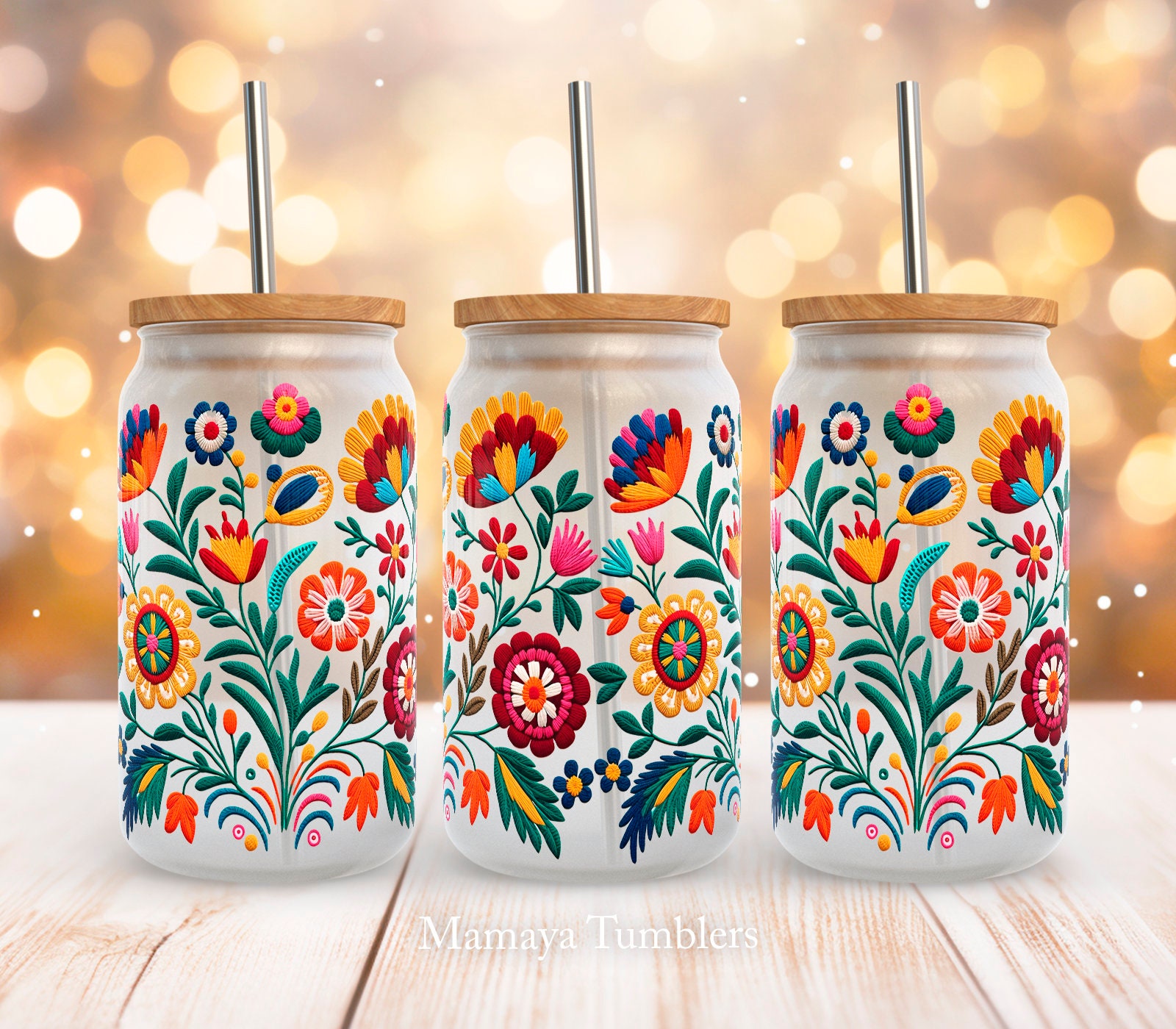 CREATED WITH A PURPOSE - Frosted UVDTF Glass Cup – Lupita's-Sticky