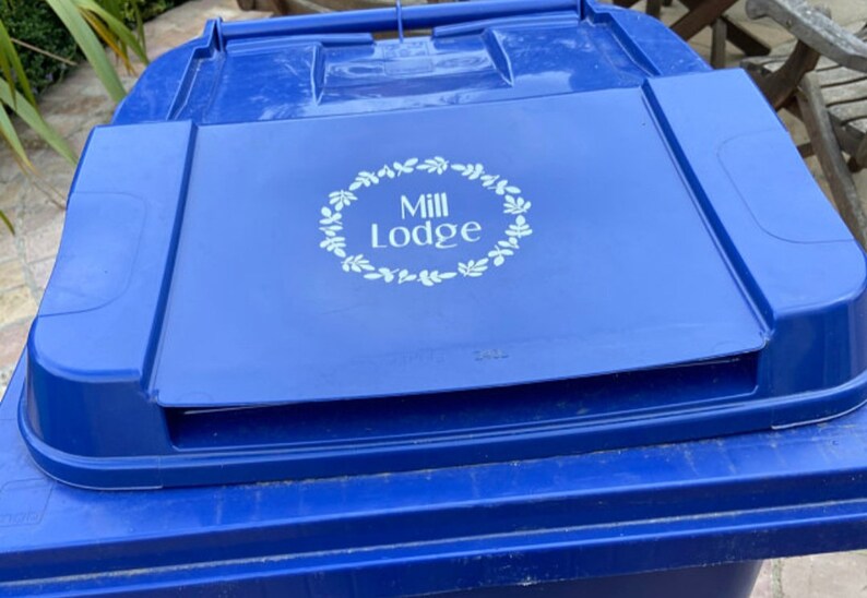 Custom Bin Stickers Vinyl Bin Stickers Personalised Bins Etsy