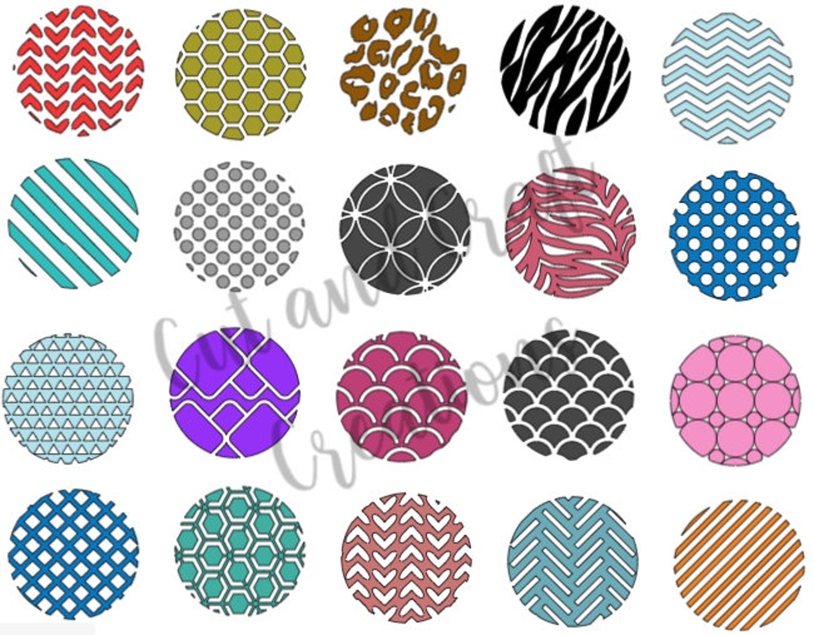 Download Key Ring Patterns SVG Circle Keychains SVG's Keyring | Etsy