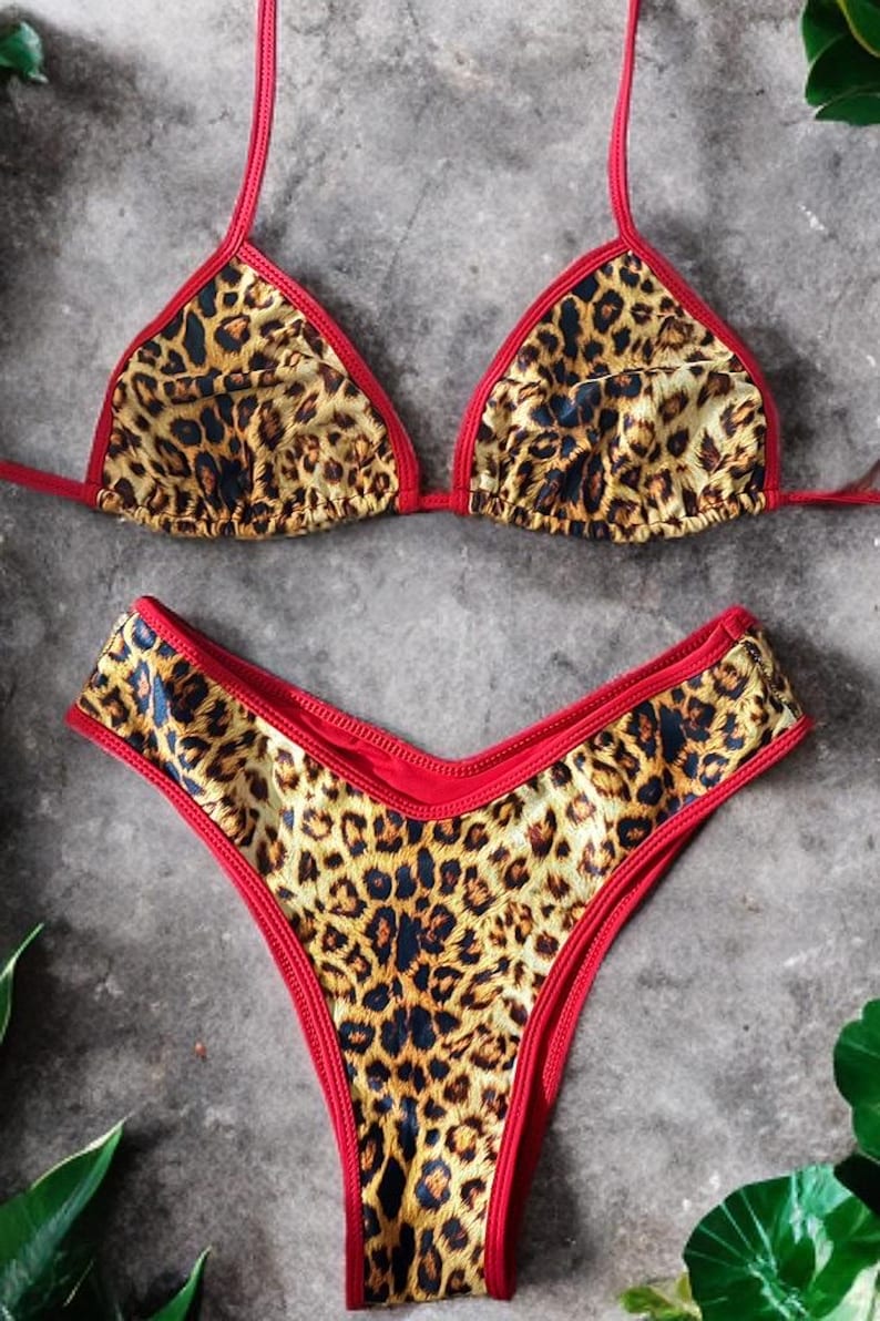 Ink Cheeta Bikini Set