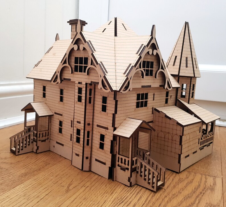 Pink Palace Apartments Coraline Movie House Model Kit Etsy