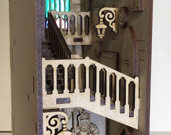 Couloir de l'école des sorciers, salle du château Kit de coin lecture avec des extras et livraison gratuite à certains endroits.