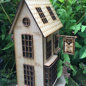 Magical book shop kit with acetate windows. H potter inspired. Ideal Father’s Day gift. Free UK delivery.