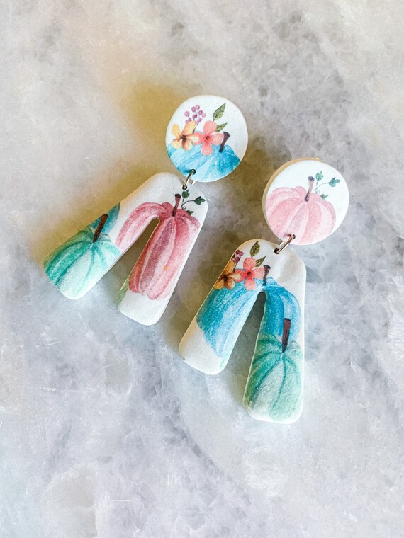 Fall Festival Polymer Clay Earrings