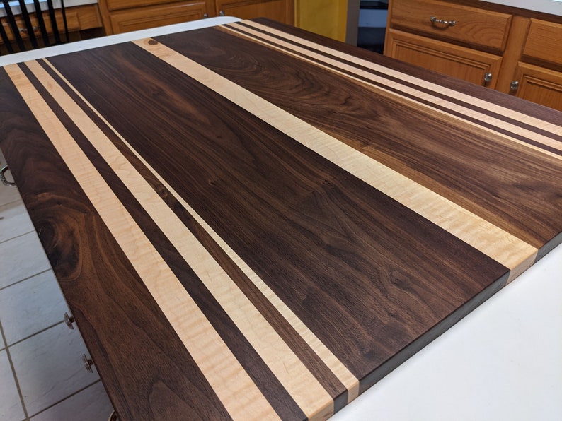 Custom Walnut and Maple Pasta Board Etsy
