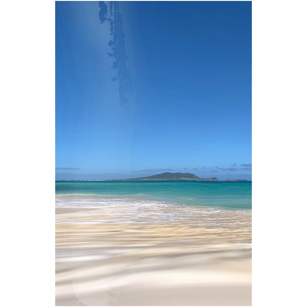 Metal Print Crashing Waves Op Lanikai Beach | Etsy