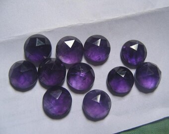 Amethyst Loose Cabochon 58 Cts 18x13 mm 5 Psc. Natural Amethyst Oval Cabochon Amethyst Rose Cut Cabochon Amethyst Cut Gemstone