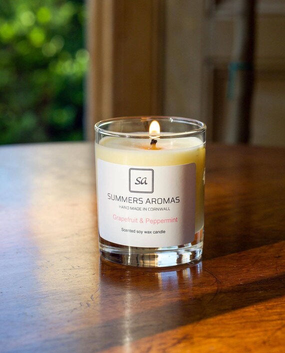 Soy wax scented candles/Highly scented/Vegan friendly/Soy Etsy